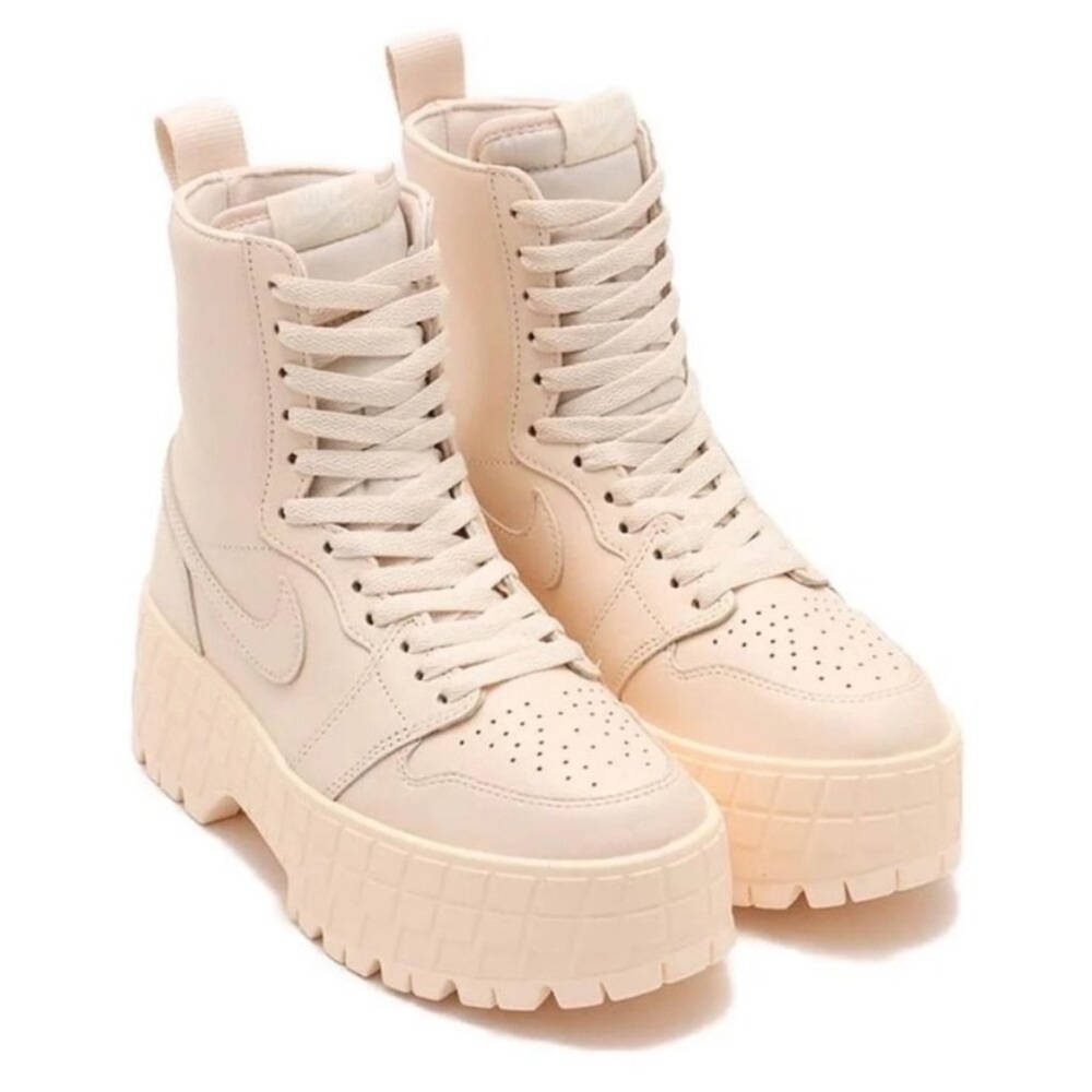 Nike Air Jordan 1 Brooklyn High Top Chunky Platform Leather Boot Size 9.5 New